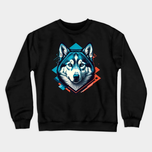 I LOVE MY HUSKY Crewneck Sweatshirt by Dürer Design